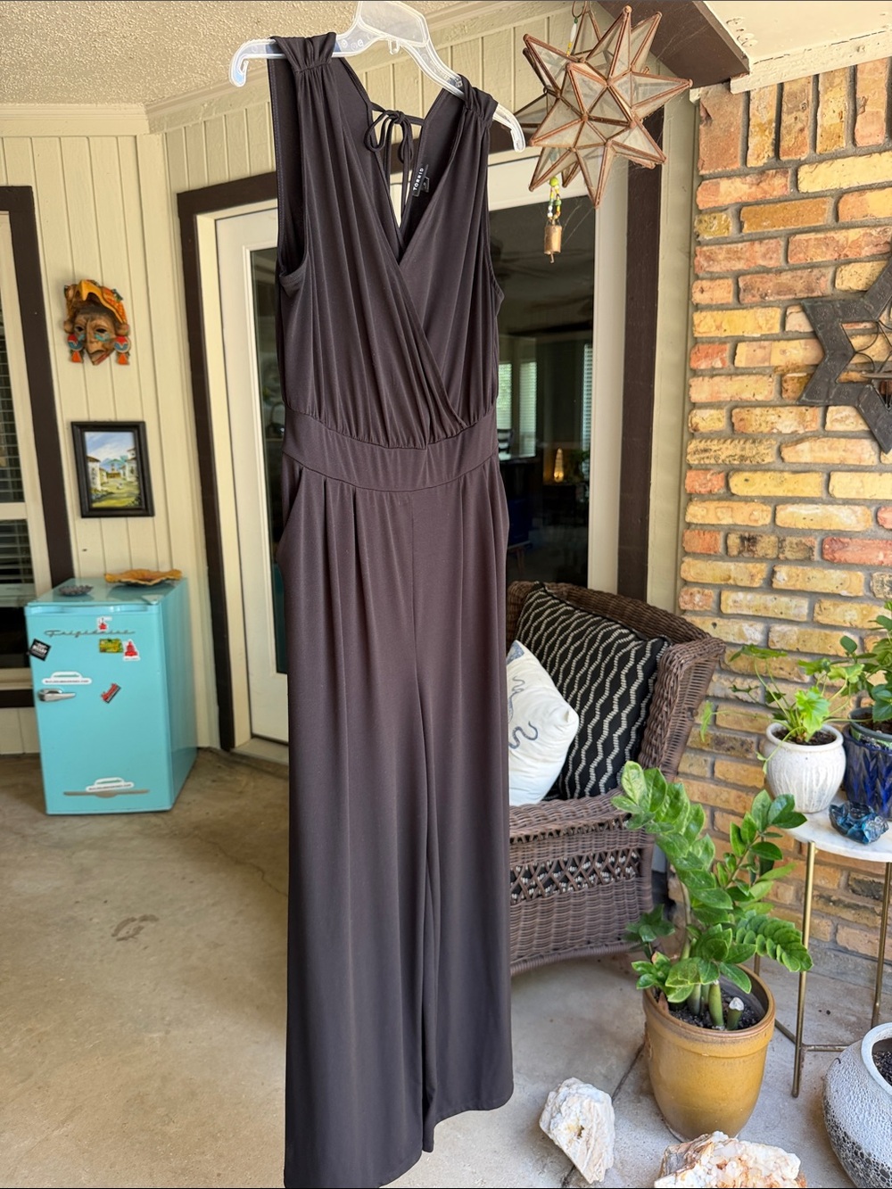 torrid Black Sleeveless V-Neck Maxi Jumpsuit Dress